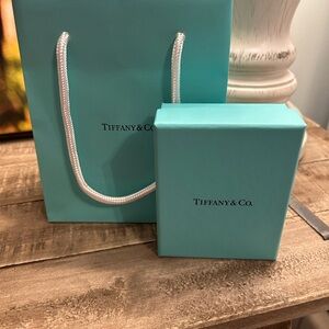 Tiffany & Co. Turquoise Bag and Box Set
